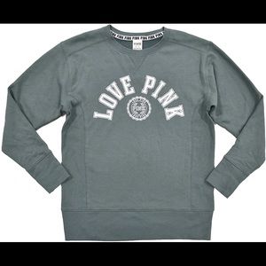 EUC Victoria’s Secret PINK Campus Crew Pullover Sweatshirt